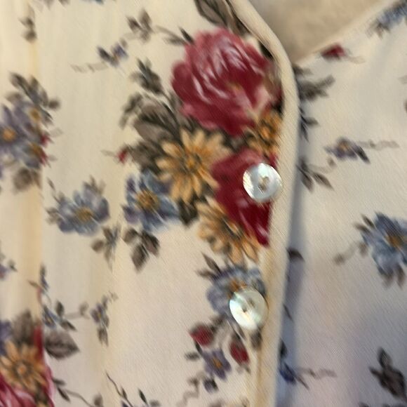 Amanda Smith Cottagecore Floral Vest Medium - Picture 4 of 5